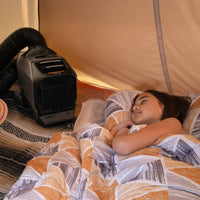 Uso del condizionatore in una tenda