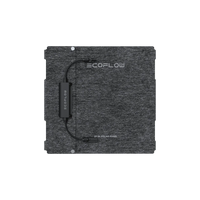 Vista del pannello solare per Zaino piegato 