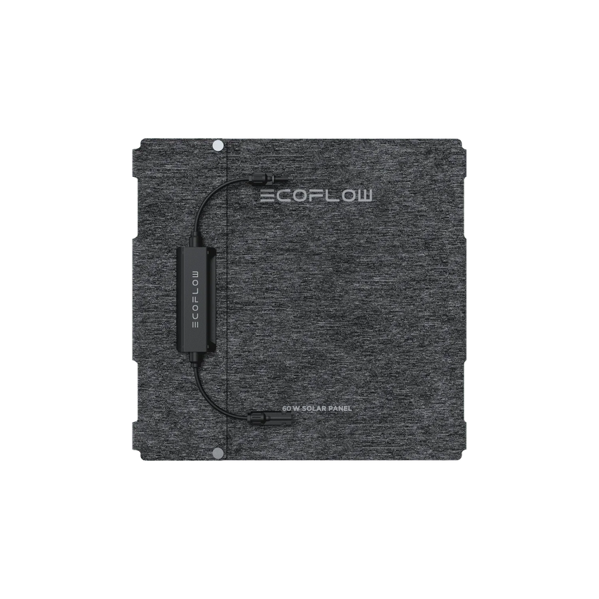Vista del pannello solare per Zaino piegato 