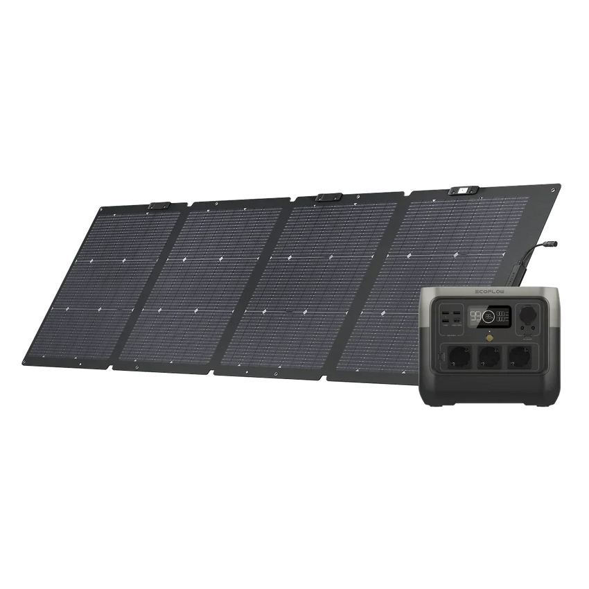 Vista con pannello solare