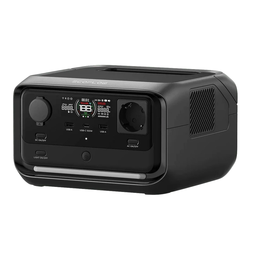 Power Bank con Presa Elettrica Ecoflow River 3 plus