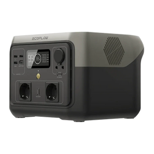 Power Bank con Presa Elettrica Vista laterale