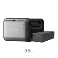 Batteria vista con frigorifero