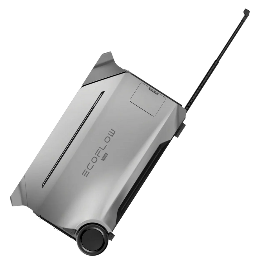 Centrale elettrica portatile inclinata con maniglia