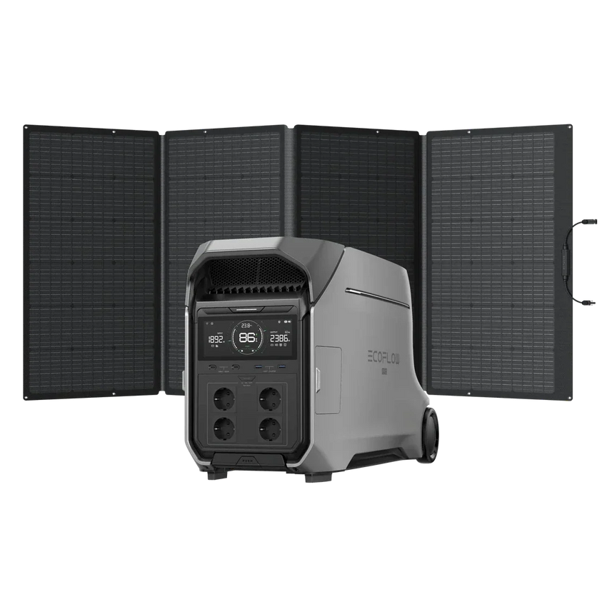 Vista con pannello solare