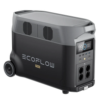 Vista laterale della centrale elettrica portatile Ecoflow