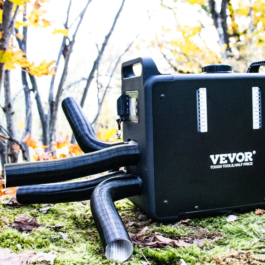 4 uscite d'aria calda con tubi