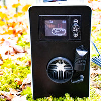 Vista da fronte con alarma di monossido di carbonio