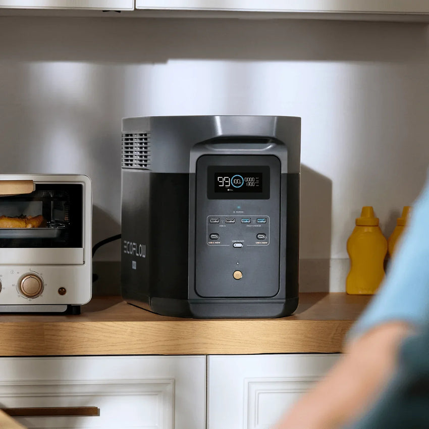 Vista della Power Station portatile in cucina