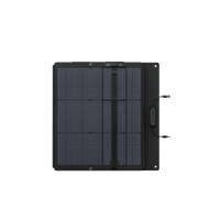Pannello solare portatile visto piegato