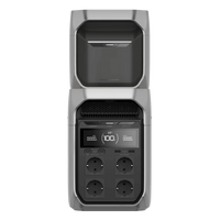 Power Station Portatile da Campeggio con batteria aggiuntiva posizionata sopra