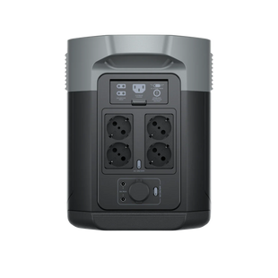 Vista da dietro con prese elettriche, perfetto per campeggio