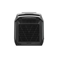 Vista frontale del condizionatore per tenda da campeggio